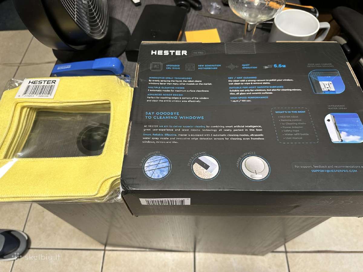 Hobot 2s kvadratinis su purškimu langu robotas new - nuotraukos Nr. 26