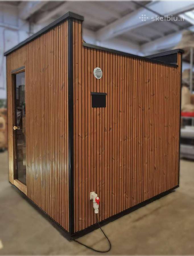 Lauko pirtis - moduline sauna Luxury 2.3x2.3m - nuotraukos Nr. 10