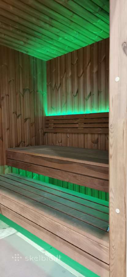 Lauko pirtis - moduline sauna Luxury 2.3x2.3m - nuotraukos Nr. 14