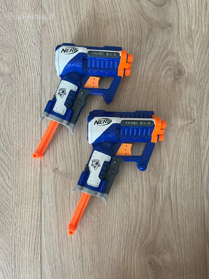 2 Nerf Elite Triad Ex-3 šautuvai - nuotraukos Nr. 3