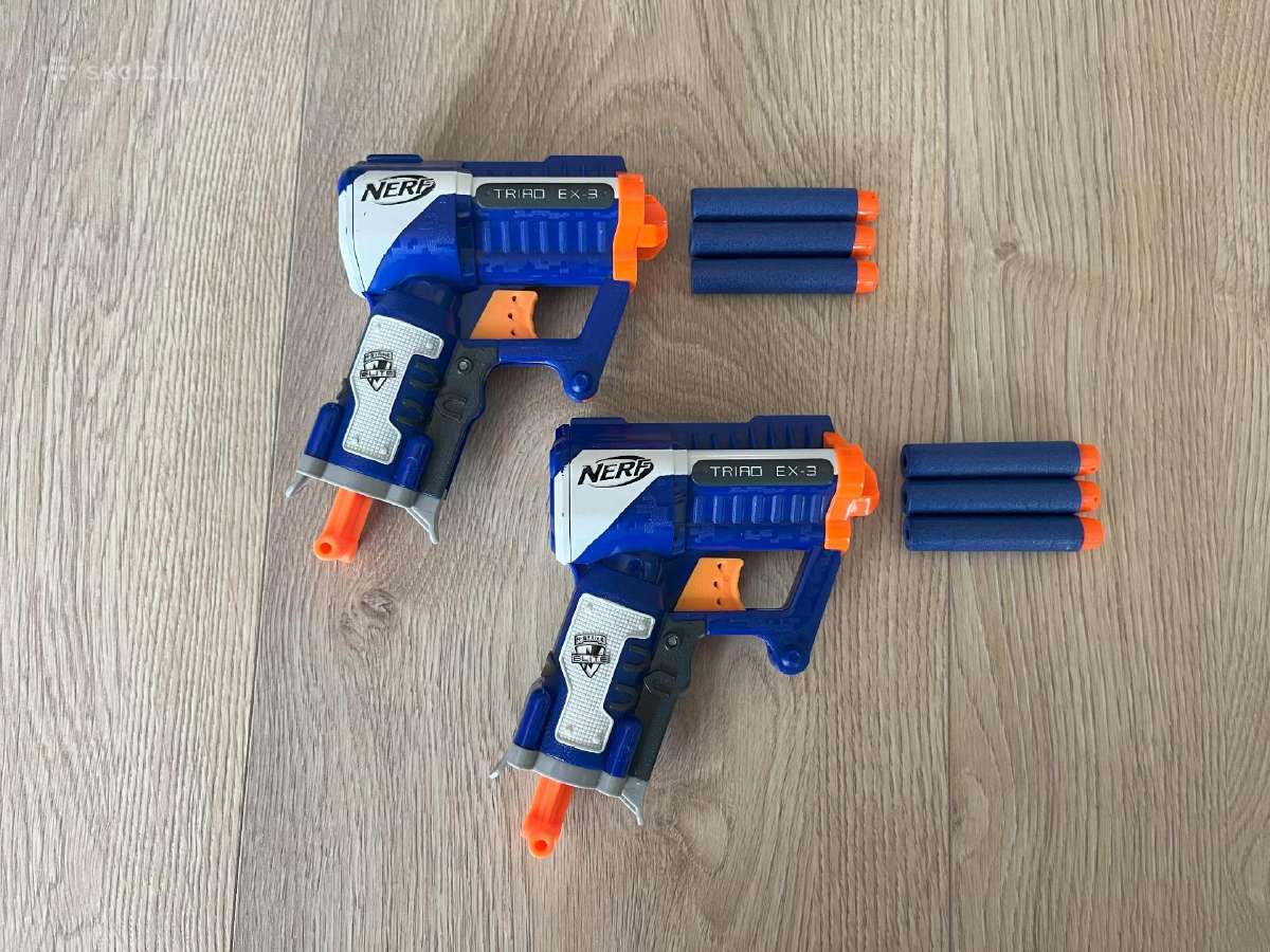 2 Nerf Elite Triad Ex-3 šautuvai - nuotraukos Nr. 12