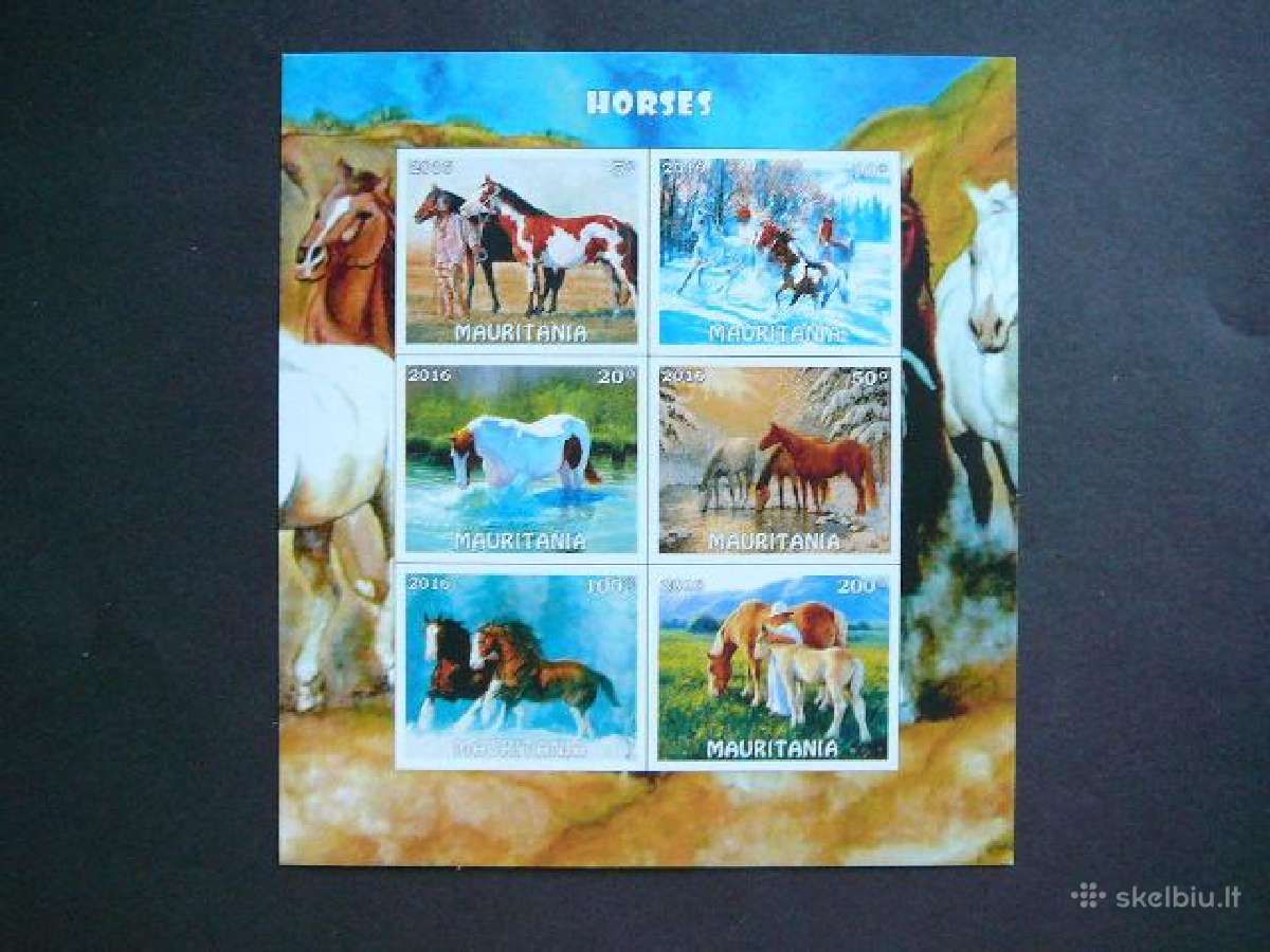 Arkliai Mauritanija 2016 Mnh mrt799