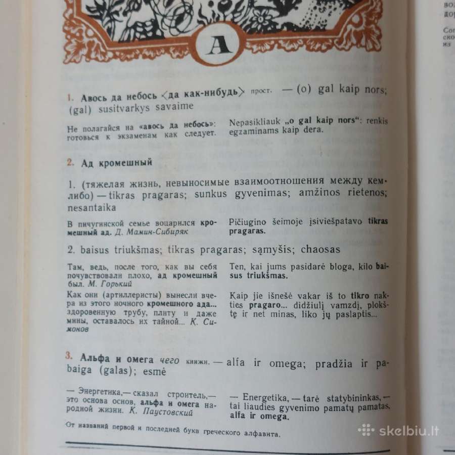 Mokyklinis rusų-lietuvių frazeologijos žodynas - nuotraukos Nr. 8