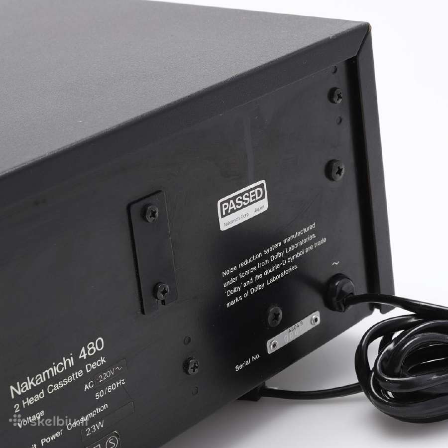 Nakamichi 480 kasetinė deka , Made in Japan - nuotraukos Nr. 2