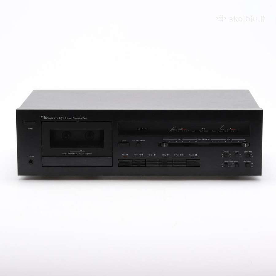 Nakamichi 480 kasetinė deka , Made in Japan - nuotraukos Nr. 3