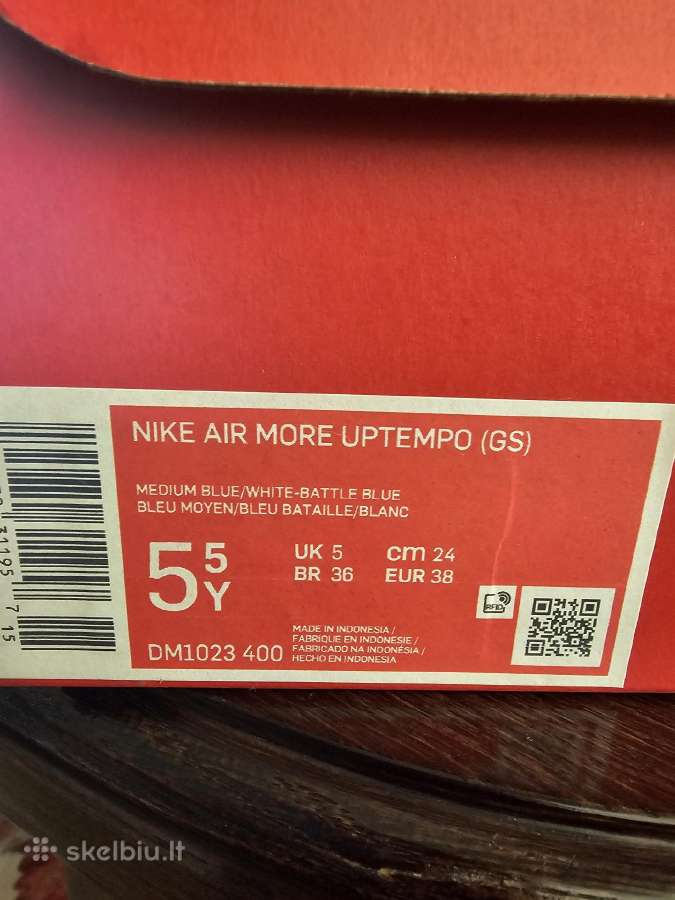 Nike Air More Liptempo 38 dydis - nuotraukos Nr. 7