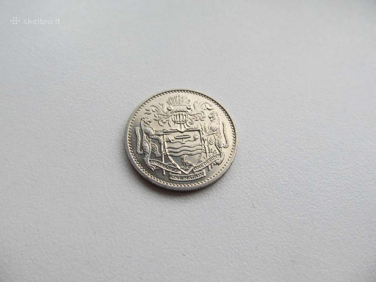 10 ir 25 centai , Gajana , 1990 - nuotraukos Nr. 4