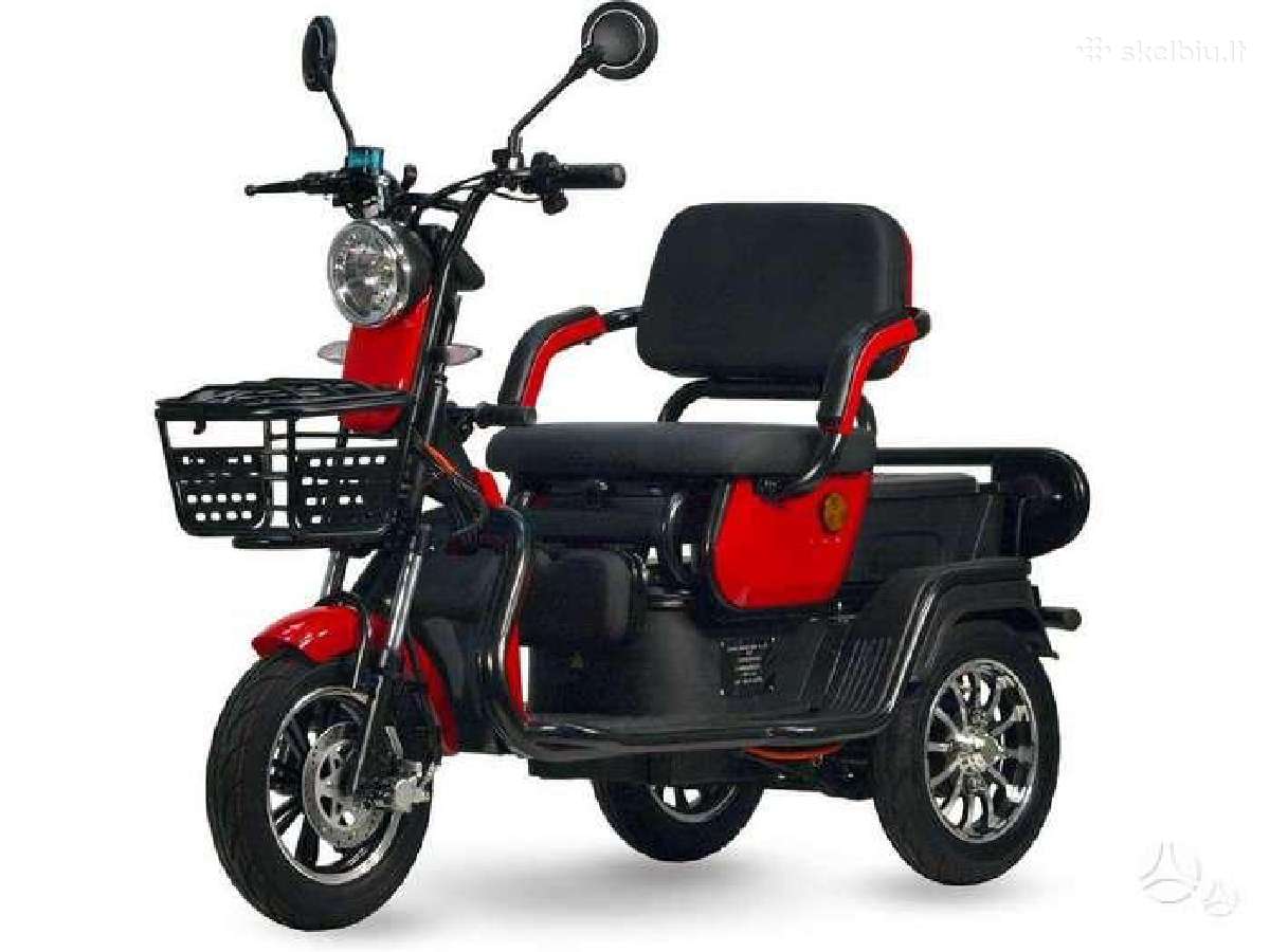 Elektrinis Triratis dvivietis m20 1000w 20ah 60v