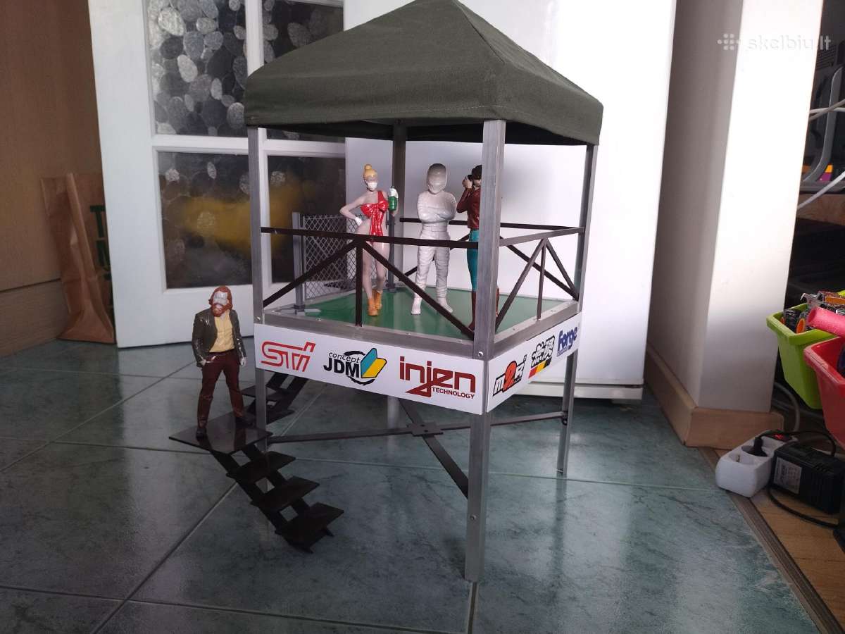 Figureles ir paviljonas 1/10 drift trasoms
