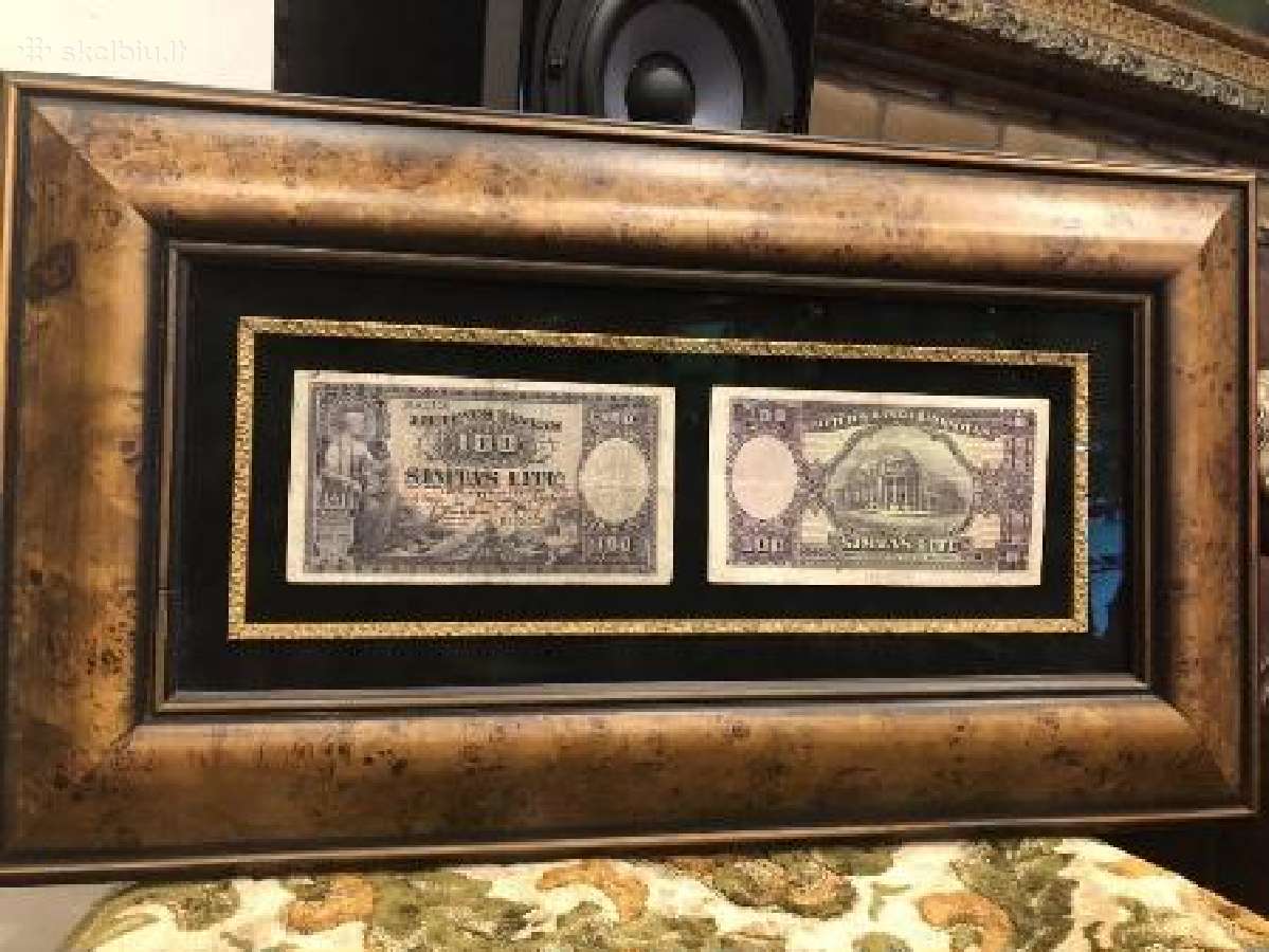 Smetoniški 1928m100litų 50litų 20litų 10litų 5lita