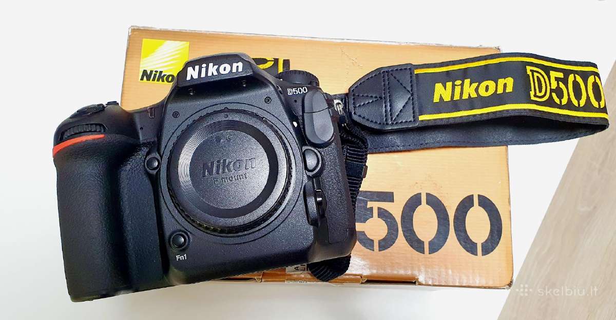 Nikon D500 kaip naujas! - Skelbiu.lt