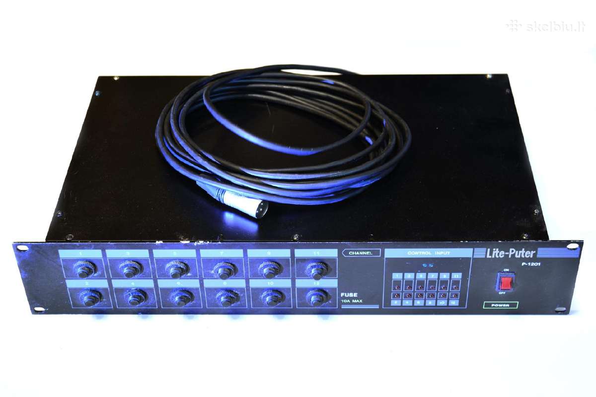 Parduodamas 12 kanalų Dmx jungiklis (switch) Lite-