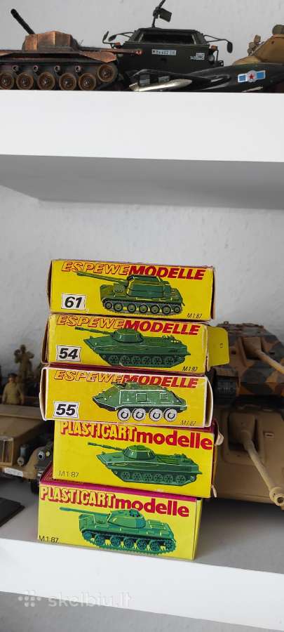 Kolekciniai modeliukai tanku