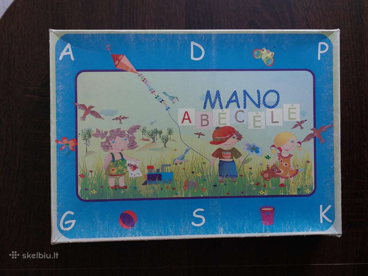 Lavinamasis stalo žaidimas Mano abėcėlė