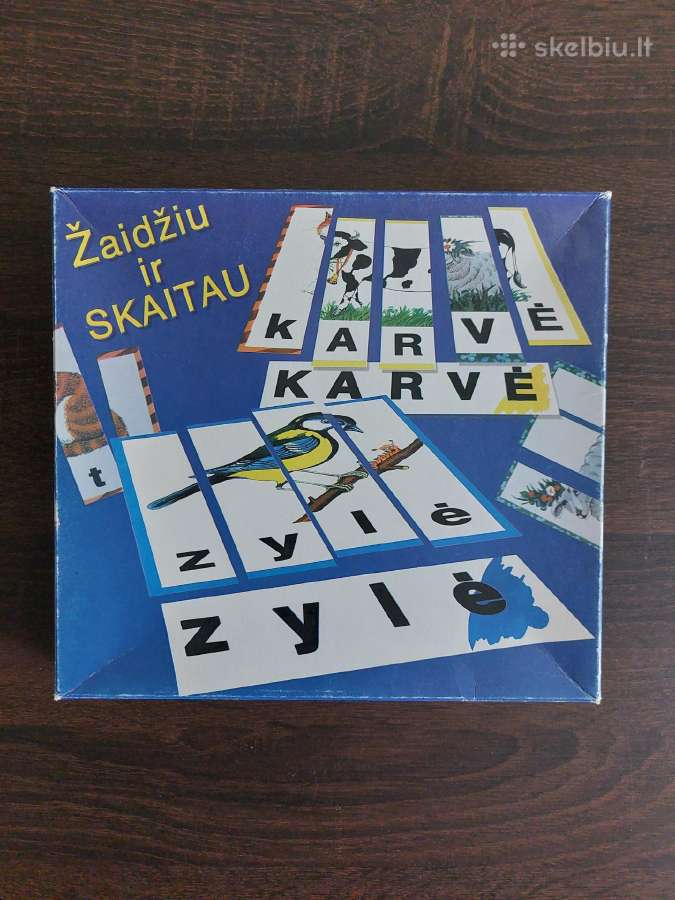 Lavinamasis stalo žaidimas Žaidžiu ir skaitau