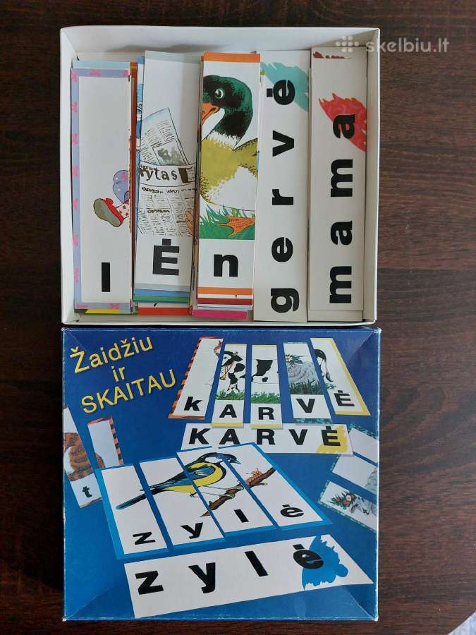 Lavinamasis stalo žaidimas Žaidžiu ir skaitau - nuotraukos Nr. 2