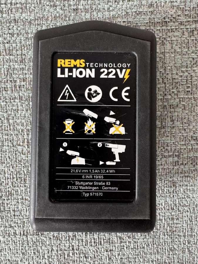 Rems 22v baterija