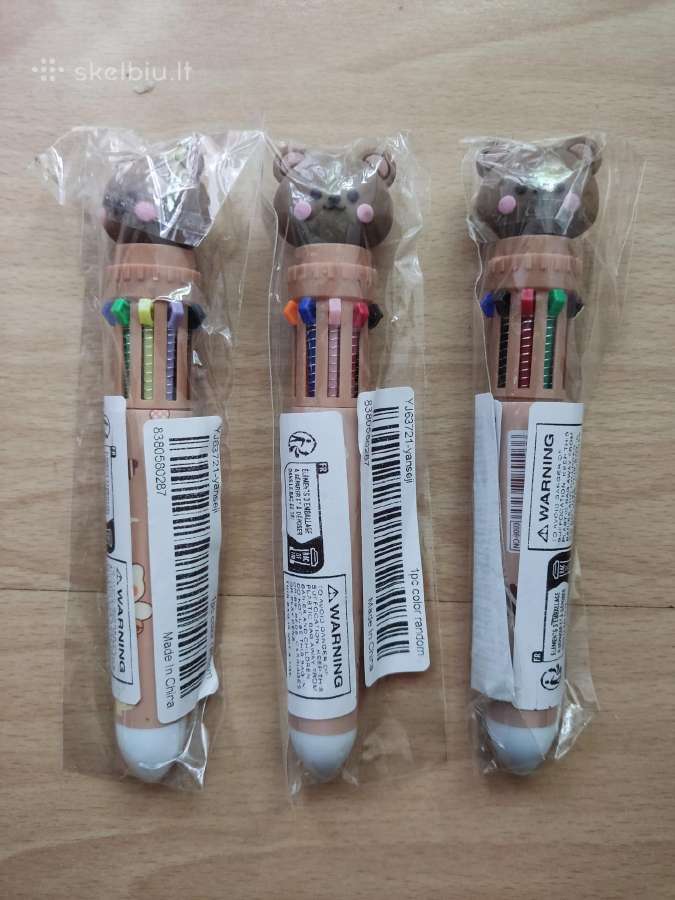Nauji tušinukai, 10 spalvų, 2€
