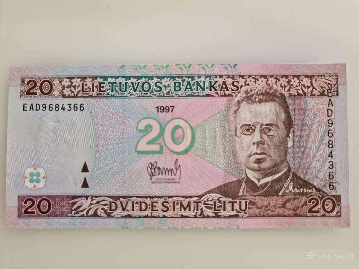 20 litų banknotas, 1997m