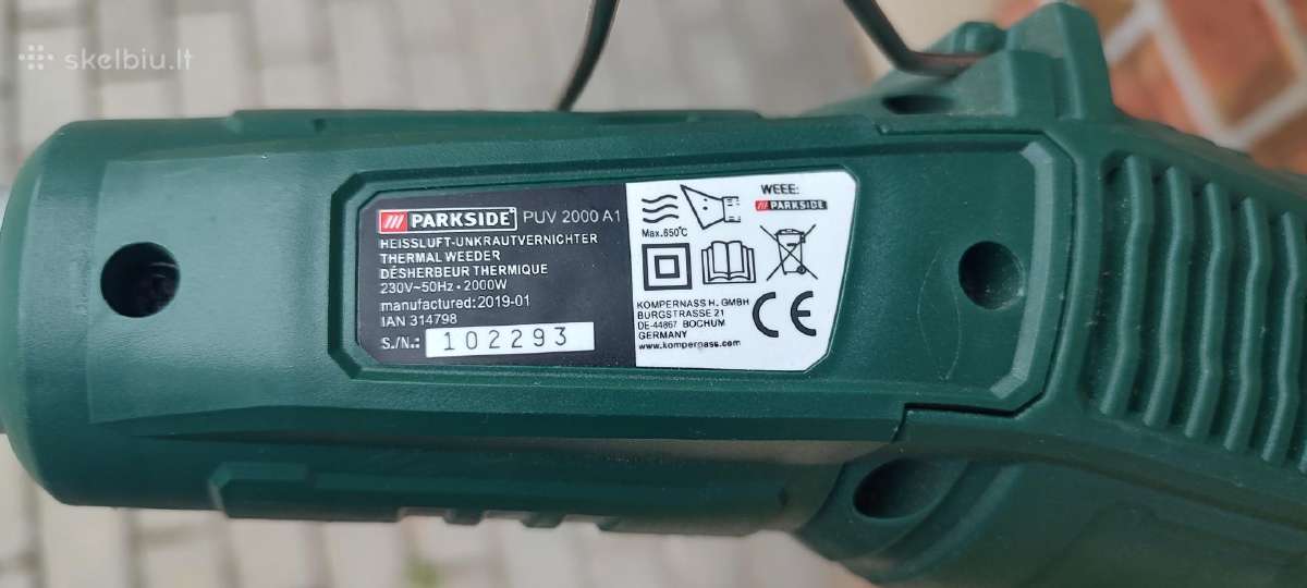 Piktžolių naikiklis, elektrinis