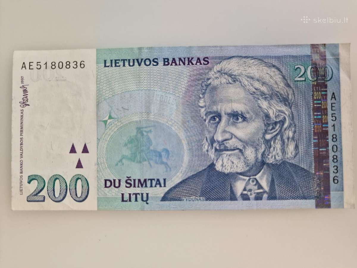 200 litų banknotas, 1997 m