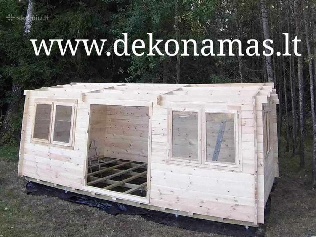 Medinis sodo namelis Lukas 6x4 m. Akcija 3990 eur - nuotraukos Nr. 7
