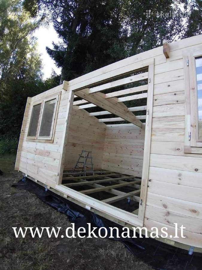 Medinis sodo namelis Lukas 6x4 m. Akcija 3990 eur - nuotraukos Nr. 8
