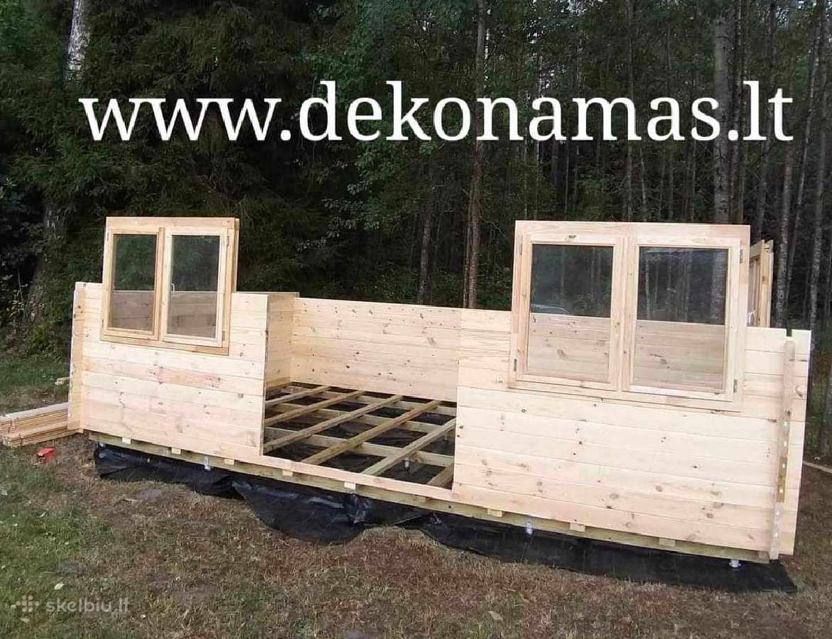 Medinis sodo namelis Lukas 6x4 m. Akcija 3990 eur - nuotraukos Nr. 9