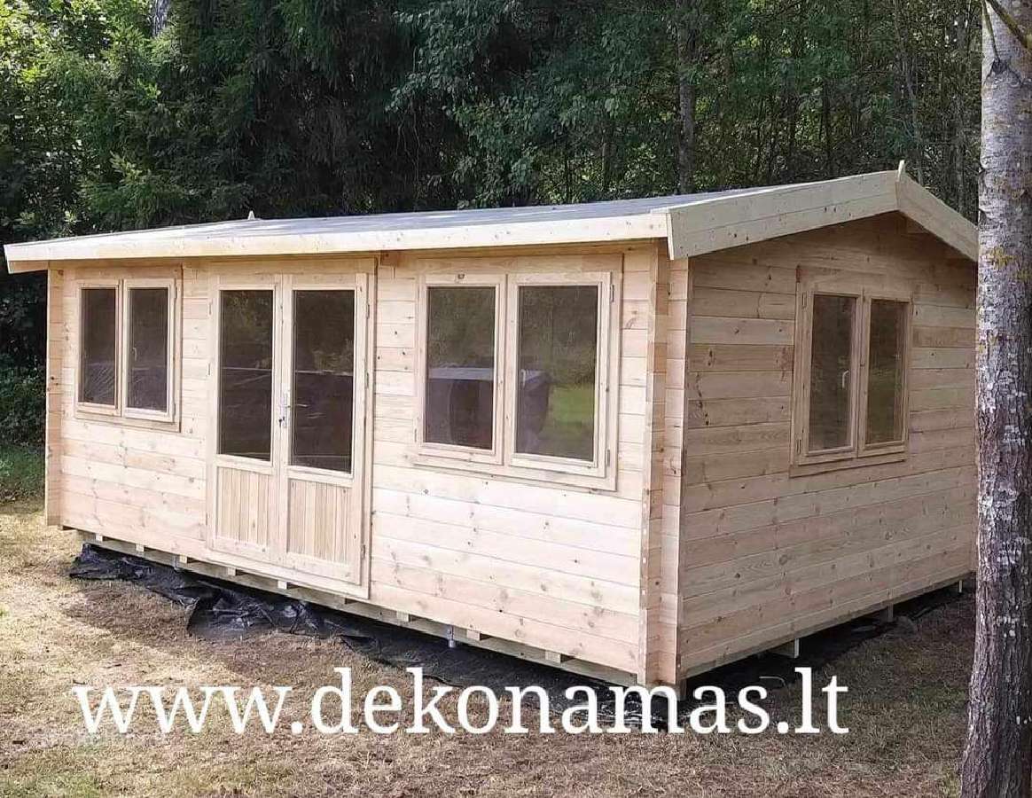 Medinis sodo namelis Lukas 6x4 m. Akcija 3990 eur - nuotraukos Nr. 10