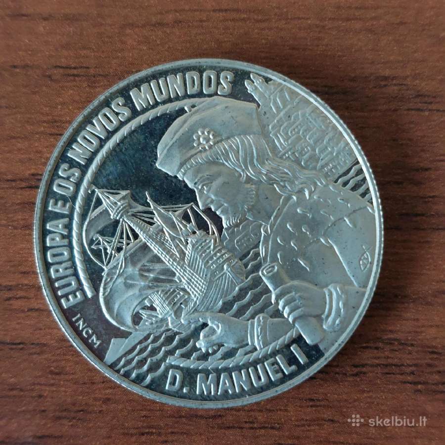 2,5 Ecu 1994 Portugal ,D. Manuel I - nuotraukos Nr. 4