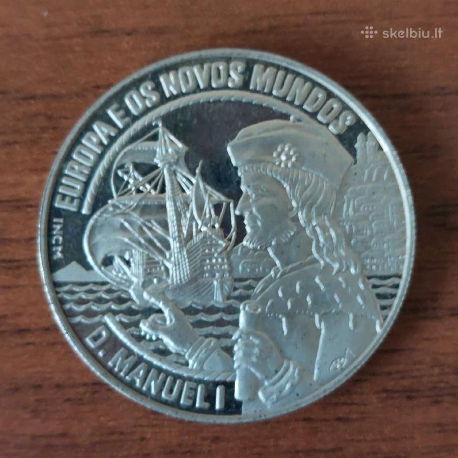2,5 Ecu 1994 Portugal ,D. Manuel I - nuotraukos Nr. 5