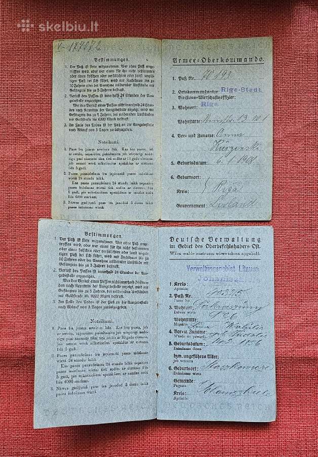 1915 - 18 m. pasai. - nuotraukos Nr. 2