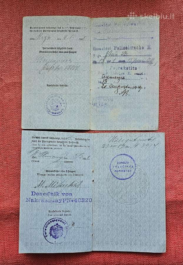 1915 - 18 m. pasai. - nuotraukos Nr. 4