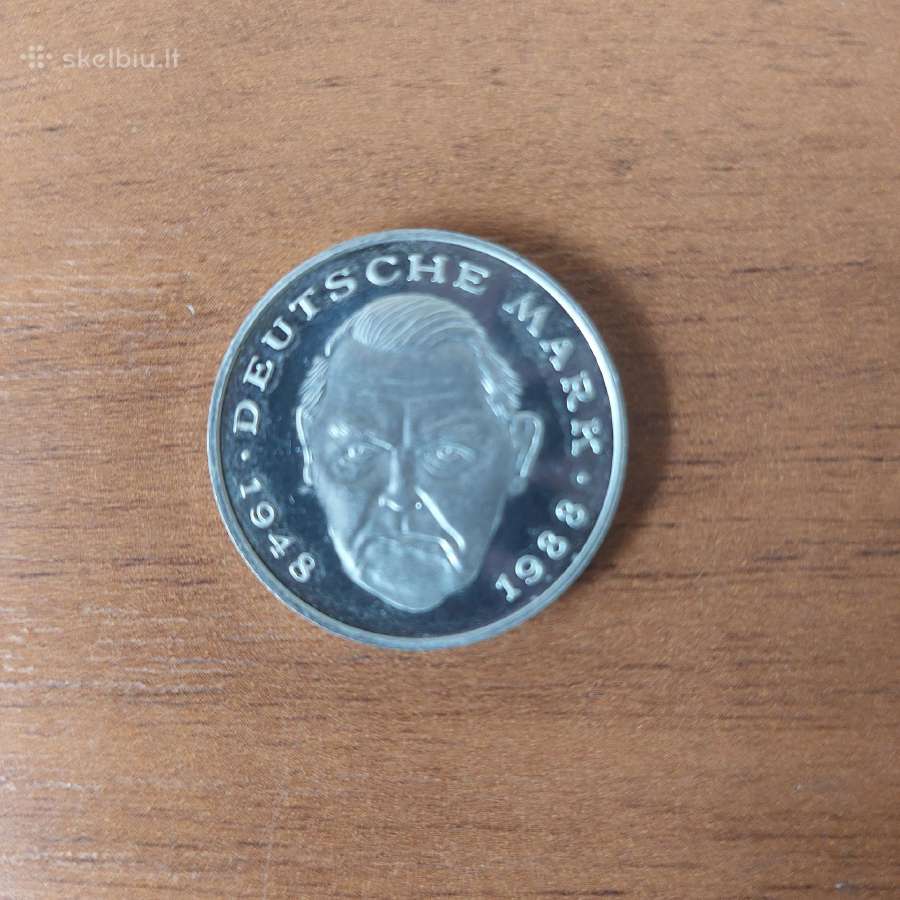 2 Dm 1989 F Germany ( Polierte Platte ).