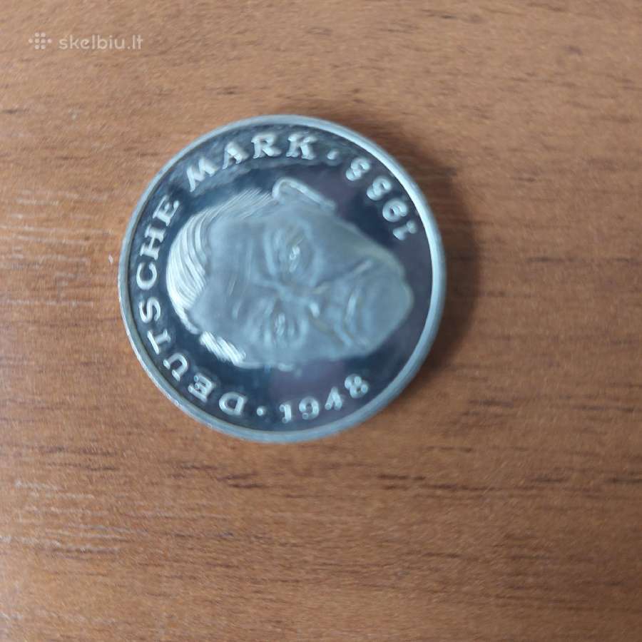 2 Dm 1989 F Germany ( Polierte Platte ). - nuotraukos Nr. 2