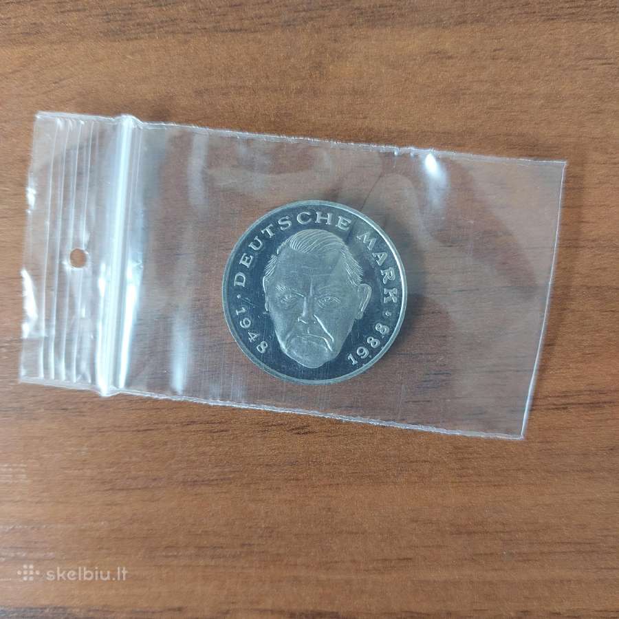 2 Dm 1989 F Germany ( Polierte Platte ). - nuotraukos Nr. 11