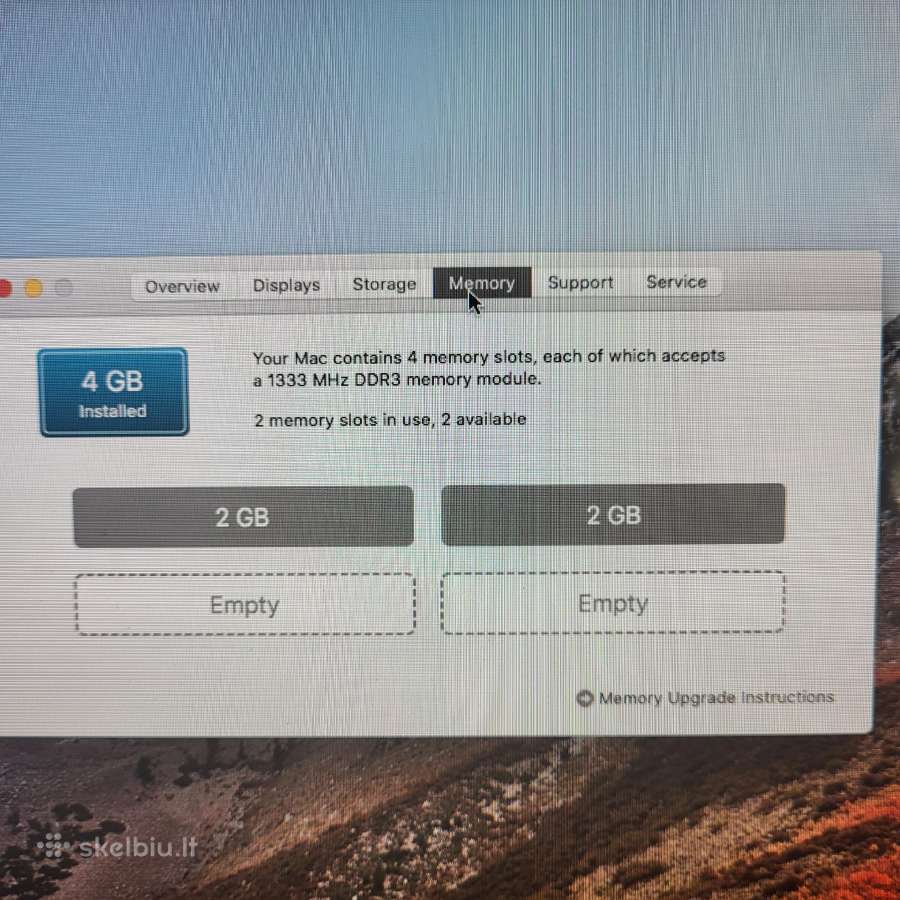 Apple iMac 12.1, 2011 12.1 in, 2.5 GHz 4gb/500gb - nuotraukos Nr. 5
