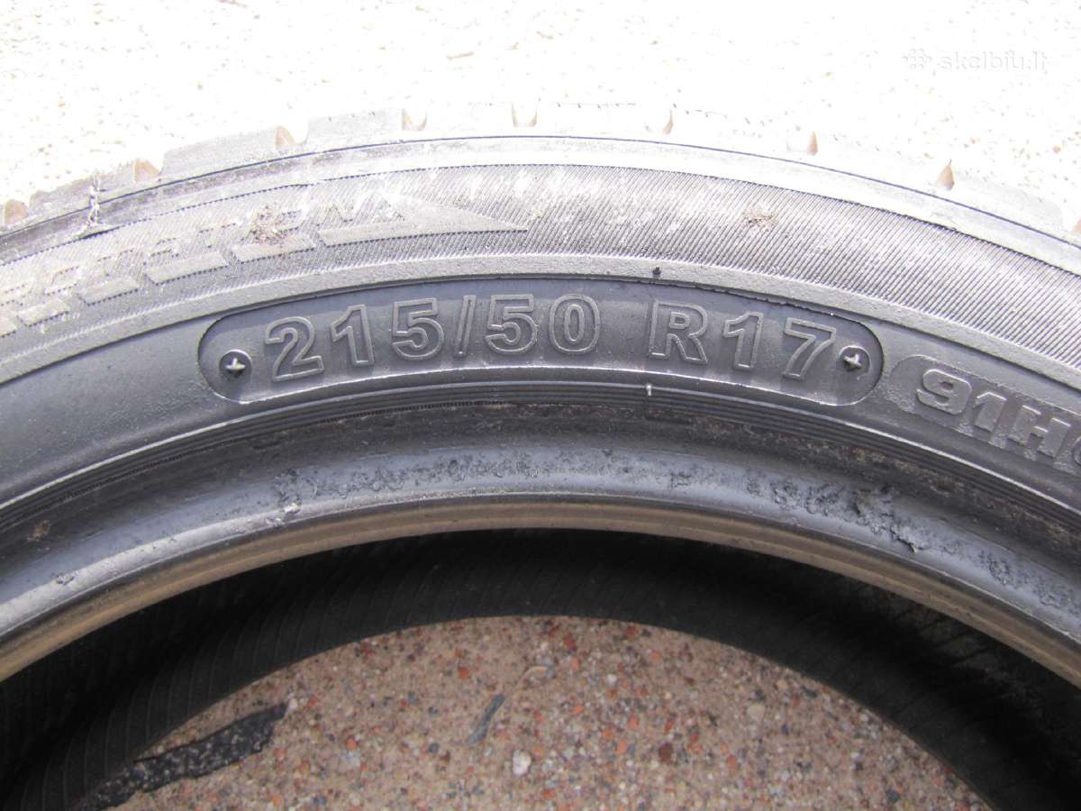 Parduodu naujas ziemines padangas 215*50-r17 M+s - nuotraukos Nr. 10