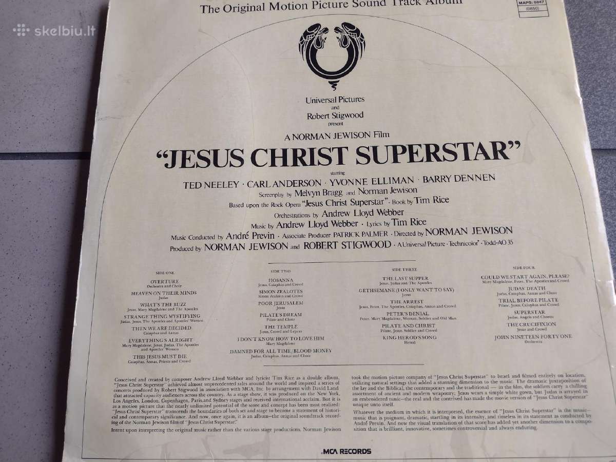 Jesus Christ Superstar 2 X Lp - nuotraukos Nr. 3