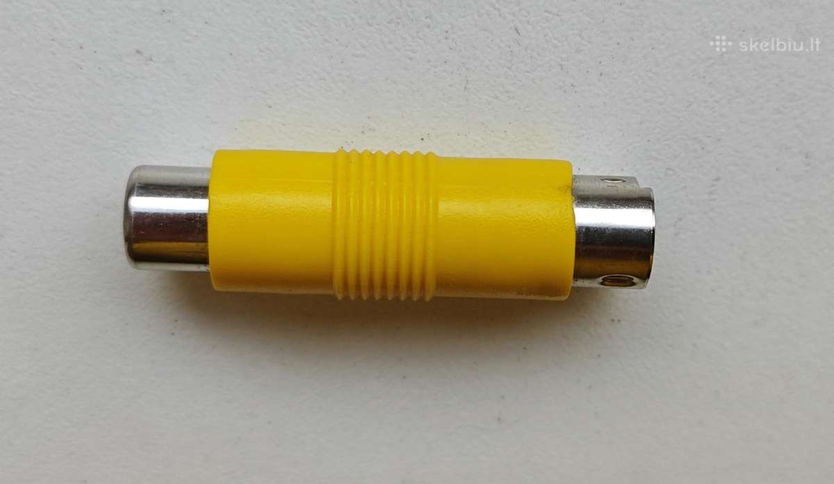 8-pin S-video to Rca Adapter