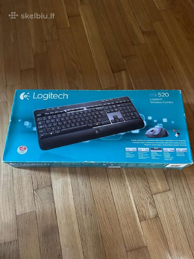 Belaidė klaviatūra ir pelė Logitech Mk520
