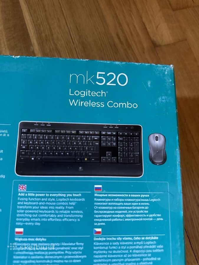 Belaidė klaviatūra ir pelė Logitech Mk520 - nuotraukos Nr. 4
