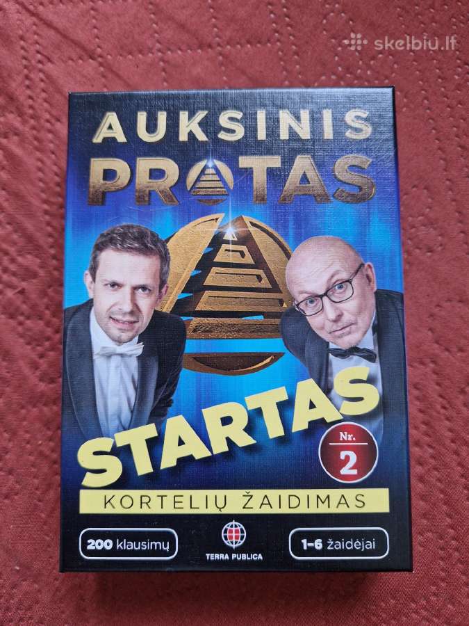 Stalo žaidimas. Auksinis protas - startas Nr. 2