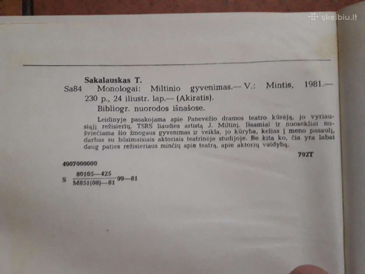 Knyga apie Panevėžio teatro režisierių J. Miltinį - nuotraukos Nr. 9