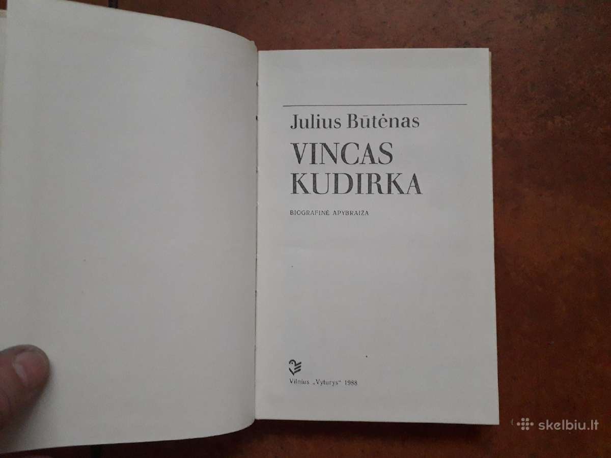 Julius Būtėnas "Vincas Kudirka" 1988 metai - nuotraukos Nr. 3