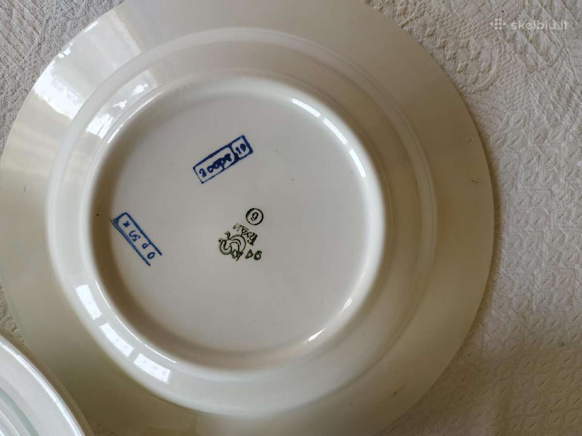 Буди Vintage gilios lėkštės sriubai - nuotraukos Nr. 4