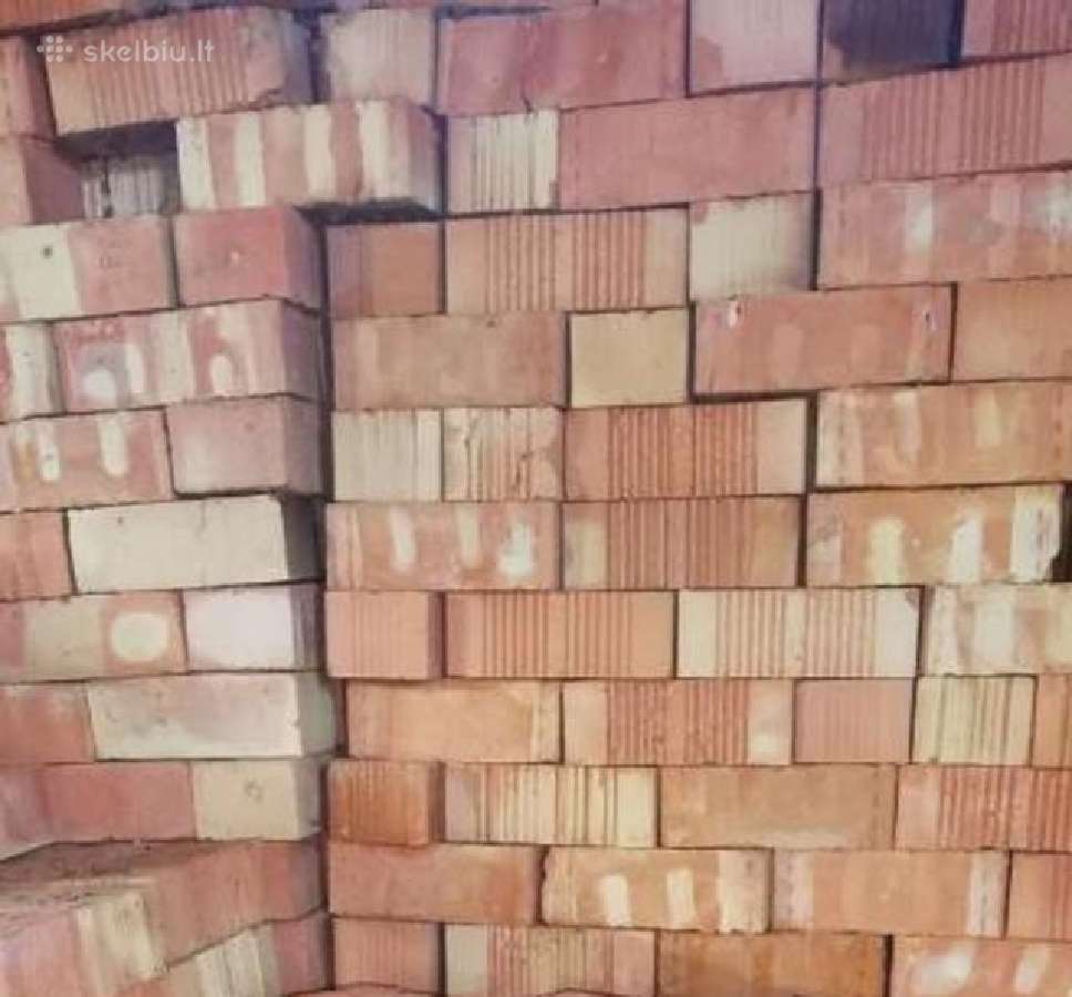 Baltos silikatinės ir raudonos keraminės plytos - nuotraukos Nr. 3