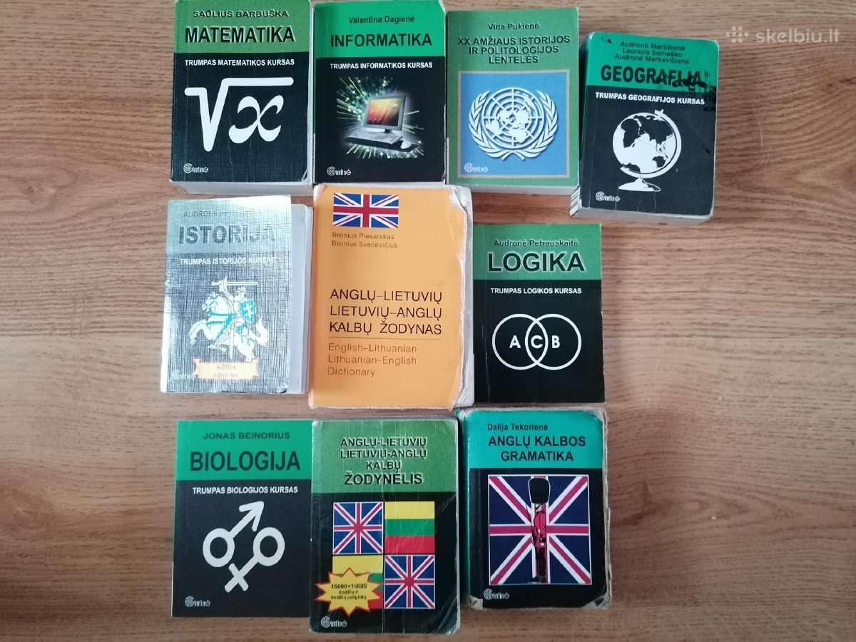 Daug studentams, moksleiviams, vadovėlių, zodynu - nuotraukos Nr. 22