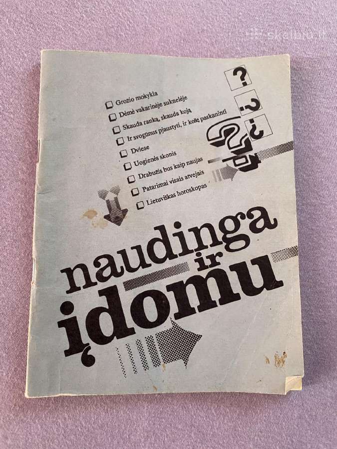 Parduodama patarimu knygeles