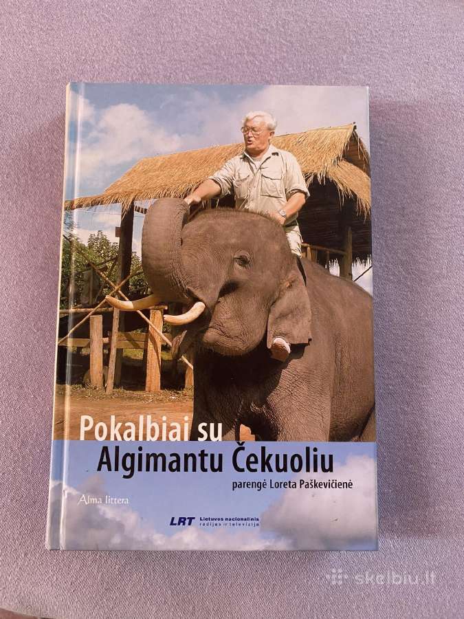 Parduodama knyga apie Algimanta Čekuolį